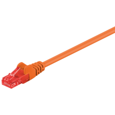 Goobay U/UTP CAT6 Patch kábel 15m - Narancssárga (95268) kábel és adapter