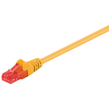 Goobay U/UTP CAT6 Patch kábel 20m - Sárga (68403) kábel és adapter