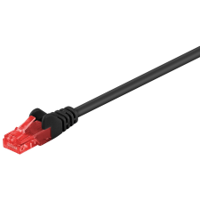 Goobay U/UTP CAT6 Patch kábel 25m - Fekete (95667) kábel és adapter