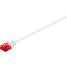 Goobay U/UTP CAT6 Slim Patch kábel 10m - Fehér (93710) kábel és adapter