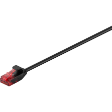 Goobay U/UTP CAT6 Slim Patch kábel 5m - Fekete (93717) kábel és adapter