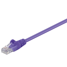 Goobay U/UTP CAT 5e Patch Kábel 1m - Lila (95219) kábel és adapter