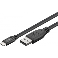 Goobay usb 2.0 kábel (usb-c - usb a), fekete 3m 55469 kábel és adapter