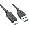 Goobay USB 3.1 Type-C M - USB M Adatkábel 1m Fekete (67890)