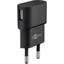 Goobay USB-A Hálozati töltő - Fekete (5W) (44947) mobiltelefon kellék