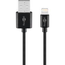 Goobay USB-A - Lightning kábel 2m fekete (72906) kábel és adapter
