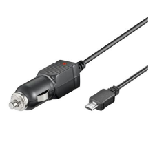 Goobay USB Autós Töltő 1000mA Micro USB Black (46555) mobiltelefon kellék