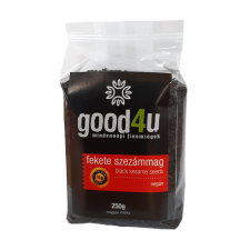  GOOD4U fekete szezámmag 250 g mag