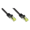 GOOD CONNECTIONS 8070R-020S S/FTP CAT7 RJ45 Patch kábel 2m - Fekete (8070R-020S)