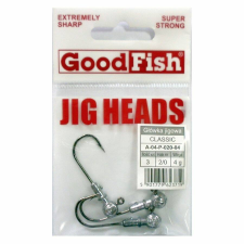  Good Fish Jig Head - Méret: 4/0Tömeg: 24gCsomagolás: 3db /csomagSzin: Ezüst horgászkiegészítő