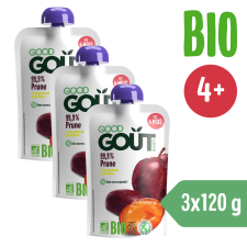 Good Gout Bio szilva 3x 120 g bébiétel