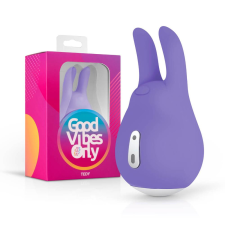 Good Vibes Tedy - akkus, nyuszis csiklóvibrátor (lila) vibrátorok