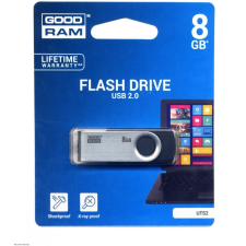 Goodram 8GB USB 2.0 fekete pendrive Artisjus matricával - UTS2-0080K0R11 pendrive