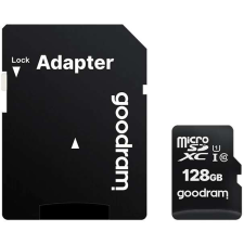 Goodram Memóriakártya MicroSD Goodram 128GB,UHS I,cls 10 + adapter, M1AA-1280R12 memóriakártya