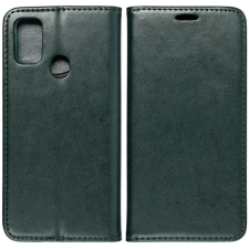 Google Pixel 8, Oldalra nyíló tok, stand, Magnet Book, sötétzöld tok és táska