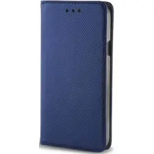  Google Pixel 8, Oldalra nyíló tok, stand, Smart Magnet, sötétkék tok és táska
