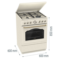 Gorenje GKS6C71CLI tűzhely