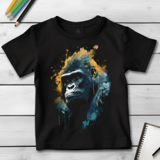  Gorilla póló (Gyerek)(Színes 2)
