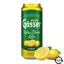  GÖSSER NATUR ZITRONE SÖR CITROM DOBOZOS 2% DRS 500ML sör