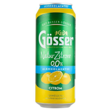  Gösser NaturZitrone Alk. Ment. 0,0% 0,5l dobozos /24/ sör
