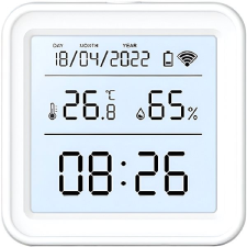 GOSUND Temperature HumiditySensor with backlight, WiFi biztonságtechnikai eszköz