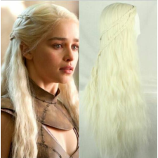  GoT Game of Thrones Trónok Harca Daenerys Targaryen halloween farsang jelmez kiegészítő - szőke paróka paróka