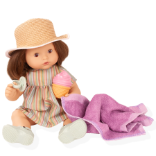 Götz Maxy Aquini Beach Vibes baba, barna hajú, 42 cm, 2518254 baba