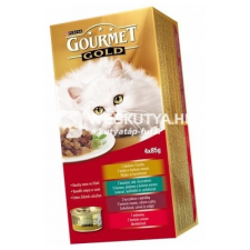  Gourmet Gold Falatok szószban multipack 4 x 85 g macskaeledel