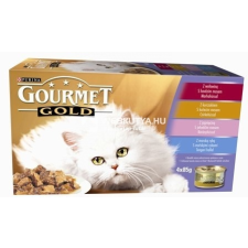 Gourmet Gold Pástétom nedves eledel 4 x 85 g macskaeledel