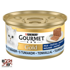 GOURMET Gold Pástétom tonhallal nedves macskaeledel macskaeledel