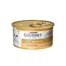  GOURMET GOLD Pulykával pástétom nedves macskaeledel – 12×85 g macskaeledel