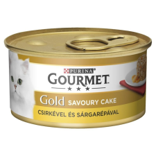 Gourmet Gold Savoury Cake Csirkével és sárgarépával 85g macskaeledel
