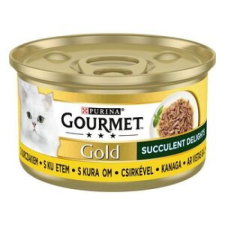 Gourmet Gold Succulent Delights Csirkével nedves macskaeledel 85g macskaeledel