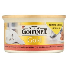 Gourmet Gold teljes értékű állateledel felnőtt macskák számára marhahússal és paradicsommal 85 g macskaeledel