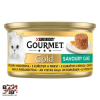 Gourmet GOURMET GOLD Savoury Cake Csirkével és sárgarépával nedves macskaeledel 85g