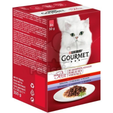 Gourmet Gourmet Mon Petit nedves macskaeledel - húsos 6 x 50 g macskaeledel