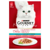  GOURMET MON PETIT Tonhallal/Lazaccal/Pisztránggal nedves macskaeledel 6x50g