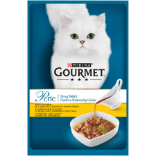 GOURMET PERLE GRAVY DELIGHT Csirkével nedves macskaeledel – 4×85 g macskaeledel