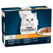 GOURMET PERLE Multipack 12x85g mini falatok szószban mix macskaeledel
