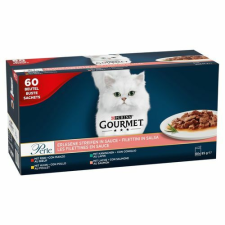 GOURMET PERLE Multipack 60x85g mini falatok marha/csirke/lazac/nyúl macskaeledel