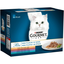 Gourmet Perle Multipack minifilék lében mix. választék 72 x 85 g macskaeledel