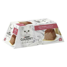 GOURMET REVELATIONS 2 x 57g ízletes pástétom lazaccal és szósszal a tetején macskaeledel