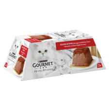  Gourmet Revelations macska tálka marha pástétom 2x57g macskaeledel