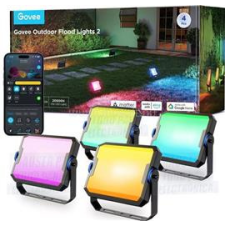 Govee kültéri FLood Lights Wi-Fi+BLE+RGBICWW 4 db-os (GOVH8057) kültéri világítás