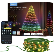  Govee RGBIC Smart Kültéri Fényfüzér 2S - 20m, WiFi/Bluetooth, IP65 karácsonyi dekoráció