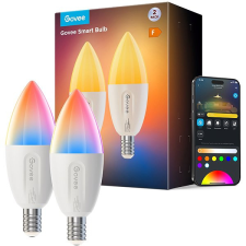 Govee Smart RGBWW 5W-50W, 450 lm, E14, Long Life Matter, 2 db világítás