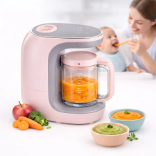  Gőzölő és turmixgép, ValpaSmart, Érintőpanel, 300 ml űrtartalom, BPA-mentes Tritan anyag konyhakészlet