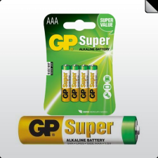 GP 1.5V Super alkáli 24A mini ceruza (AAA) elem (4db/blister)  (GP24A-2U4) (GP24A-2U4) ceruzaelem