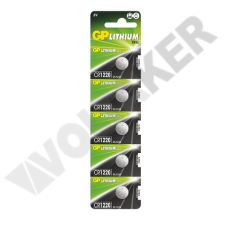 GP BATTERIES CR1220-C5 3V GP lítium gombelem gombelem