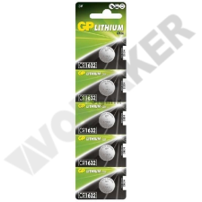 GP BATTERIES CR1632-C5 3V GP lítium gombelem gombelem
